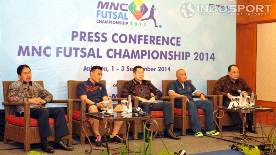 Tim futsal Indonesia membidik gelar juara pada MNC Futsal Championship 2014. Copyright: © Ratno Prasetyo/INDOSPORT